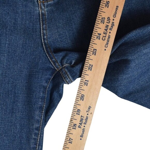 Lauren Ralph Lauren Jeans Co. Vintage Blue Denim Jeans 10 Classic Fit Cropped - Picture 7 of 8